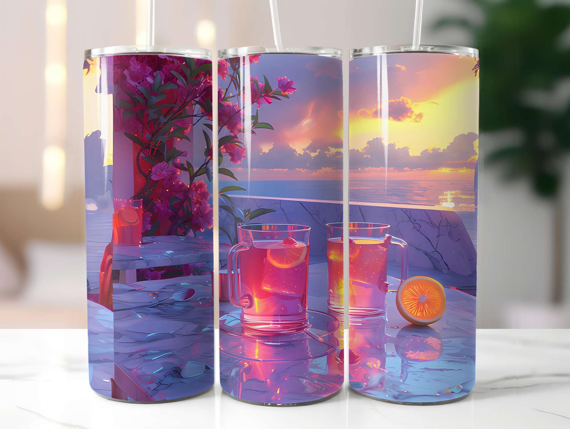 Glam Summer 1 Tumbler Wrap - CraftNest - Digital Crafting and Art