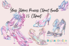 Glass Slippers Princess Clipart Bundle