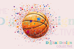 Glitter Basketball T-shirt Design Bundle - CraftNest - Digital Crafting and Art