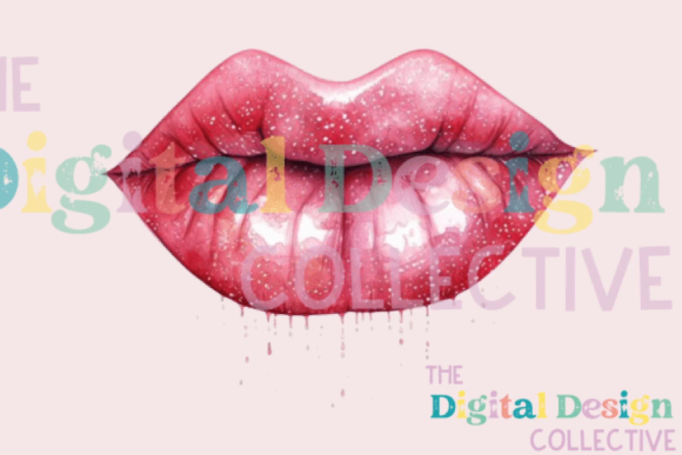 Glitter Lips Clipart Bundle - CraftNest - Digital Crafting and Art