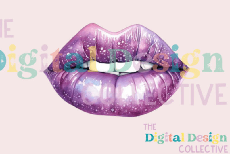 Glitter Lips Clipart Bundle - CraftNest - Digital Crafting and Art