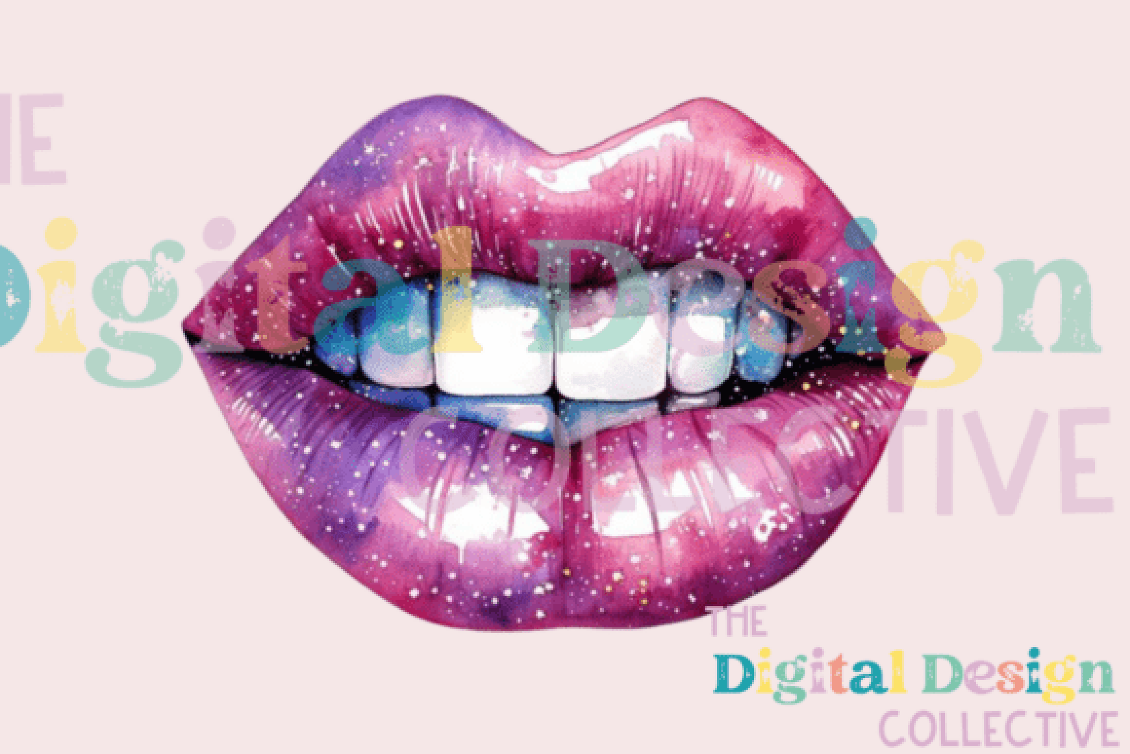Glitter Lips Clipart Bundle - CraftNest - Digital Crafting and Art