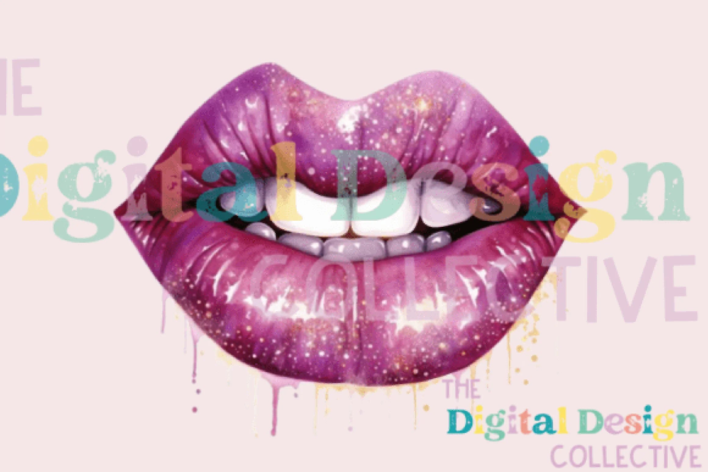 Glitter Lips Clipart Bundle - CraftNest - Digital Crafting and Art