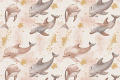 Glitter Sea Life Seamless Digital Paper - CraftNest - Digital Crafting and Art