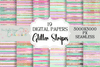 Iridescent Glitter Stripe Digital Paper