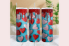 Glitter Valentines Blue Tumbler Wrap Bundle