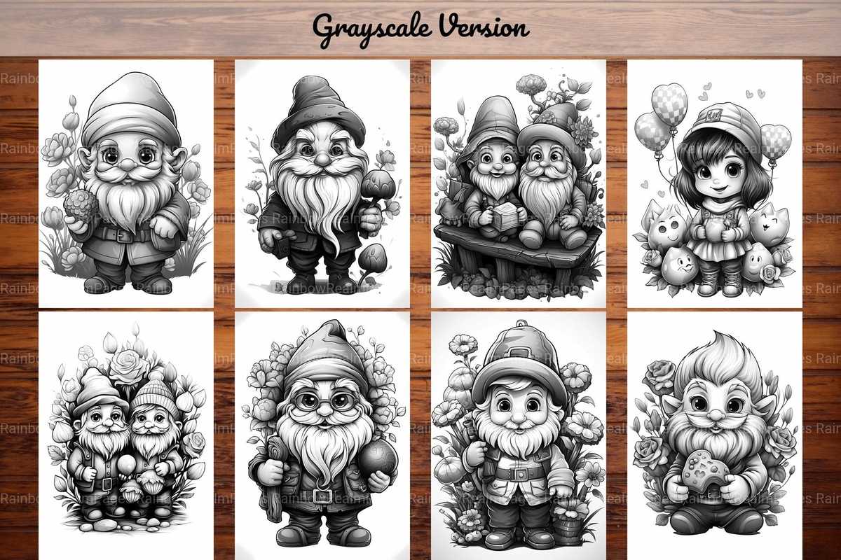 Gnome Valentines Day Coloring Books - CraftNest