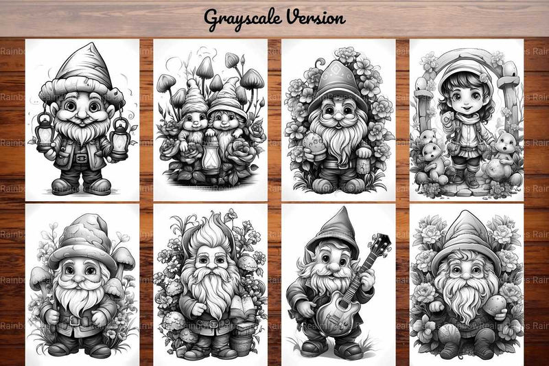 Gnome Valentines Day Coloring Books - CraftNest