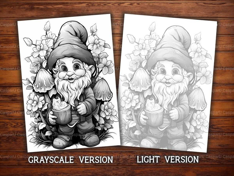 Gnome Valentines Day Coloring Books - CraftNest