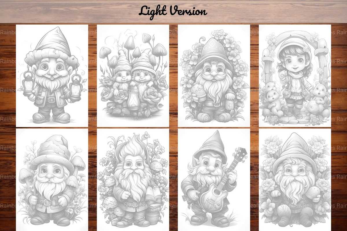 Gnome Valentines Day Coloring Books - CraftNest