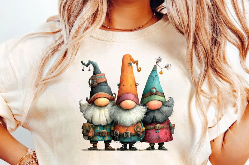 Gnomes Happy New Year Clipart Bundle - CraftNest - Digital Crafting and Art
