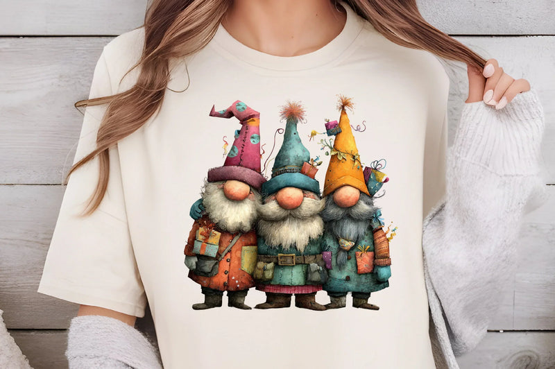 Gnomes Happy New Year Clipart Bundle - CraftNest - Digital Crafting and Art