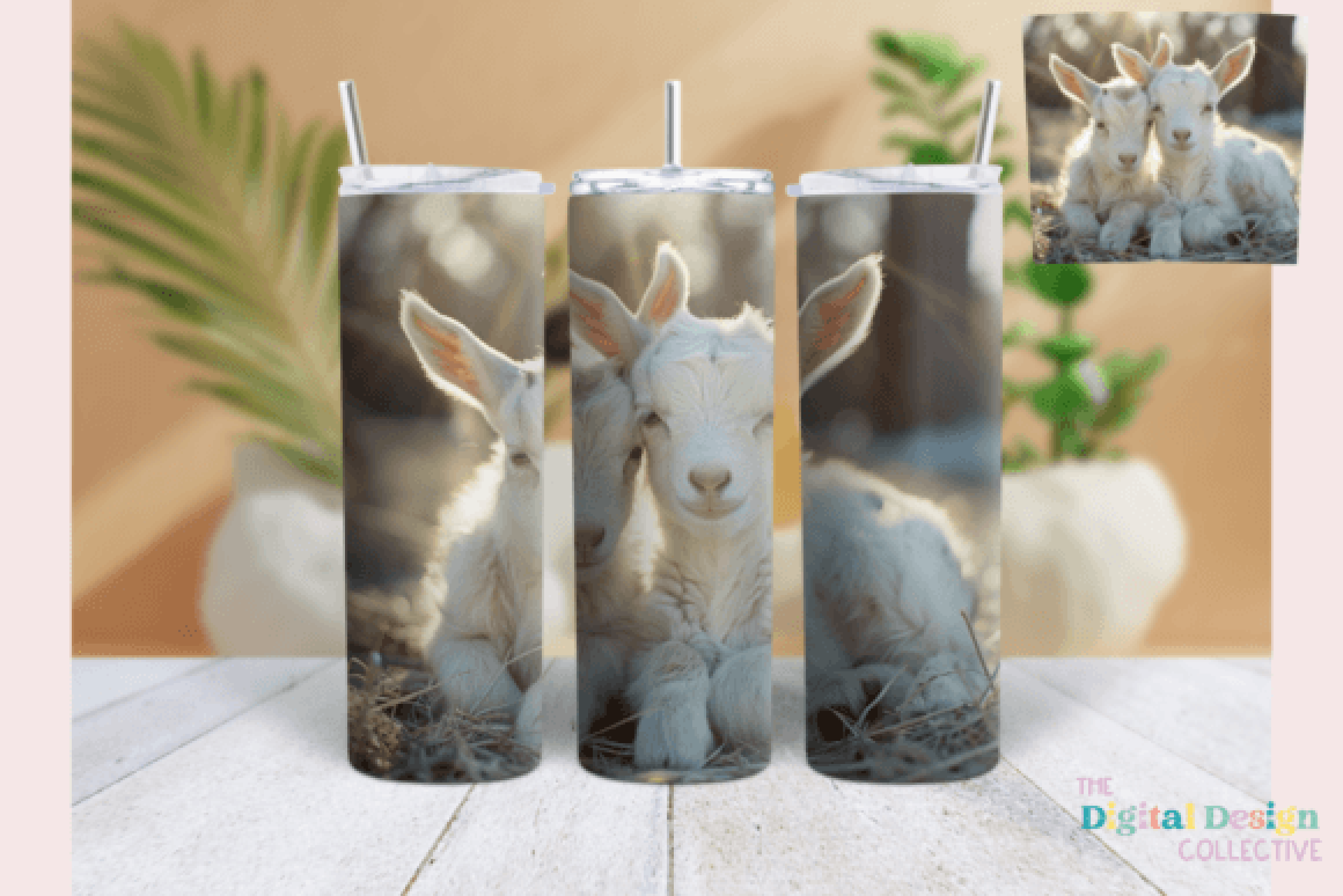 Goat Tumbler Wrap & Bundle Set