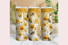Orange Glitter Honey Bee Tumbler Wrap Bundle