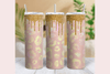 Gold Glitter Leopard Tumbler Wrap Bundle