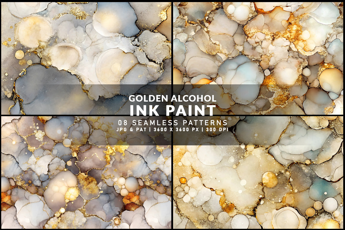 Golden Alcohol Ink Paint