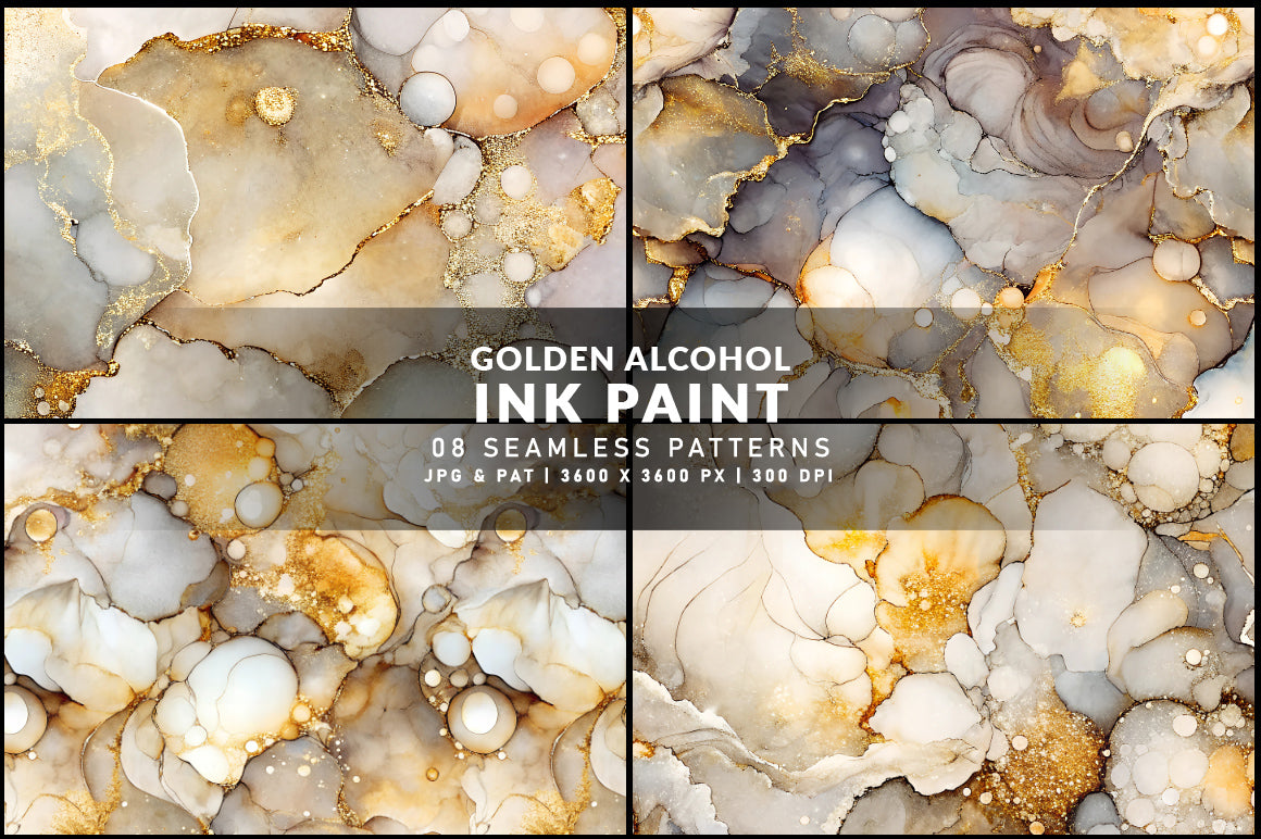 Golden Alcohol Ink Paint