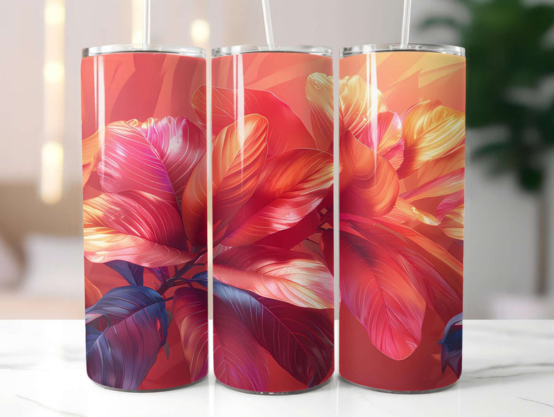 Golden Tropicals 2 Tumbler Wrap - CraftNest - Digital Crafting and Art