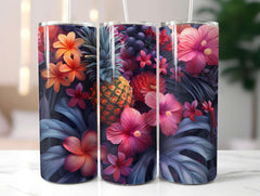 Golden Tropicals 2 Tumbler Wrap - CraftNest - Digital Crafting and Art