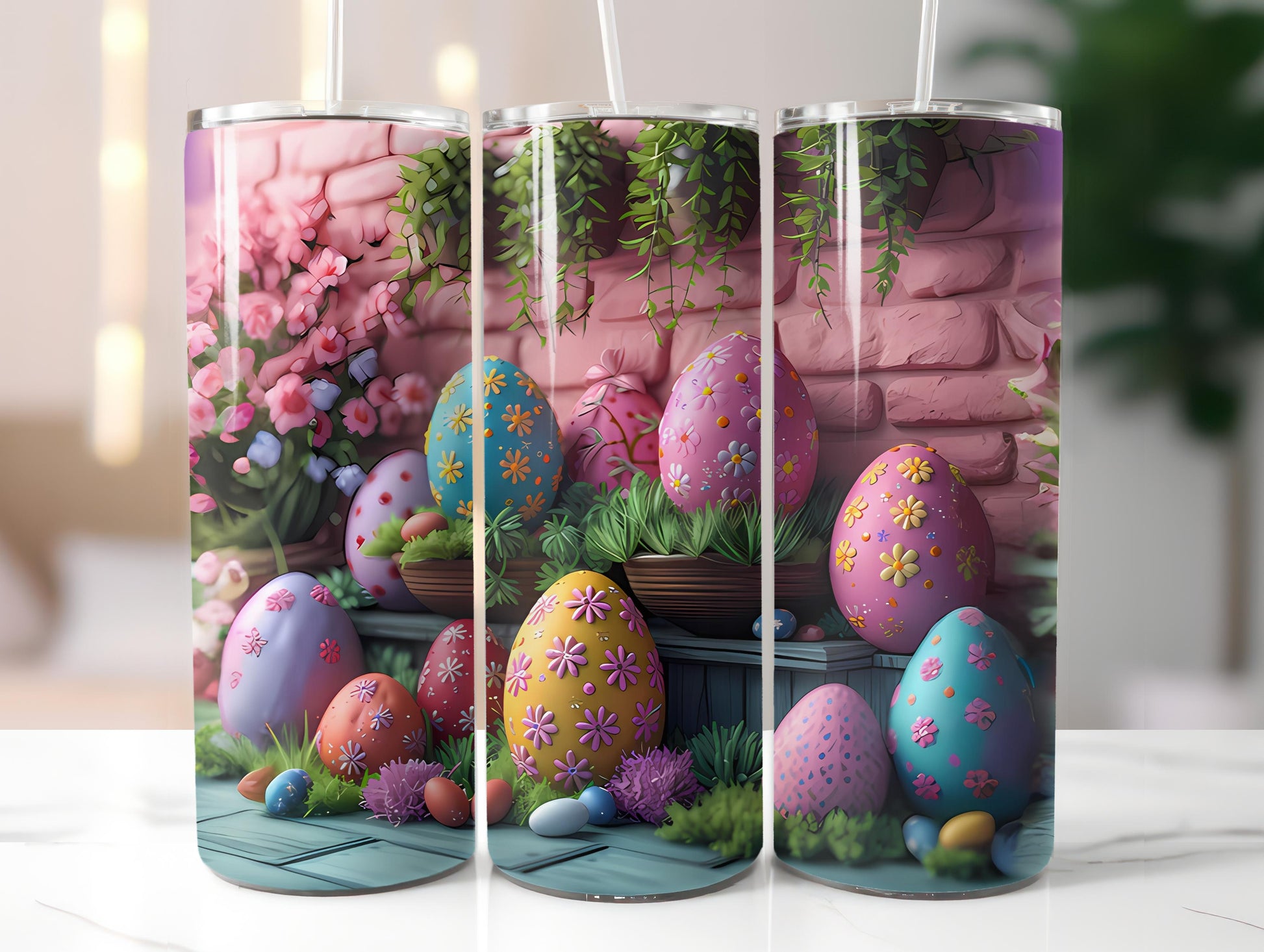 Golden Years Easter 3 Tumbler Wrap - CraftNest