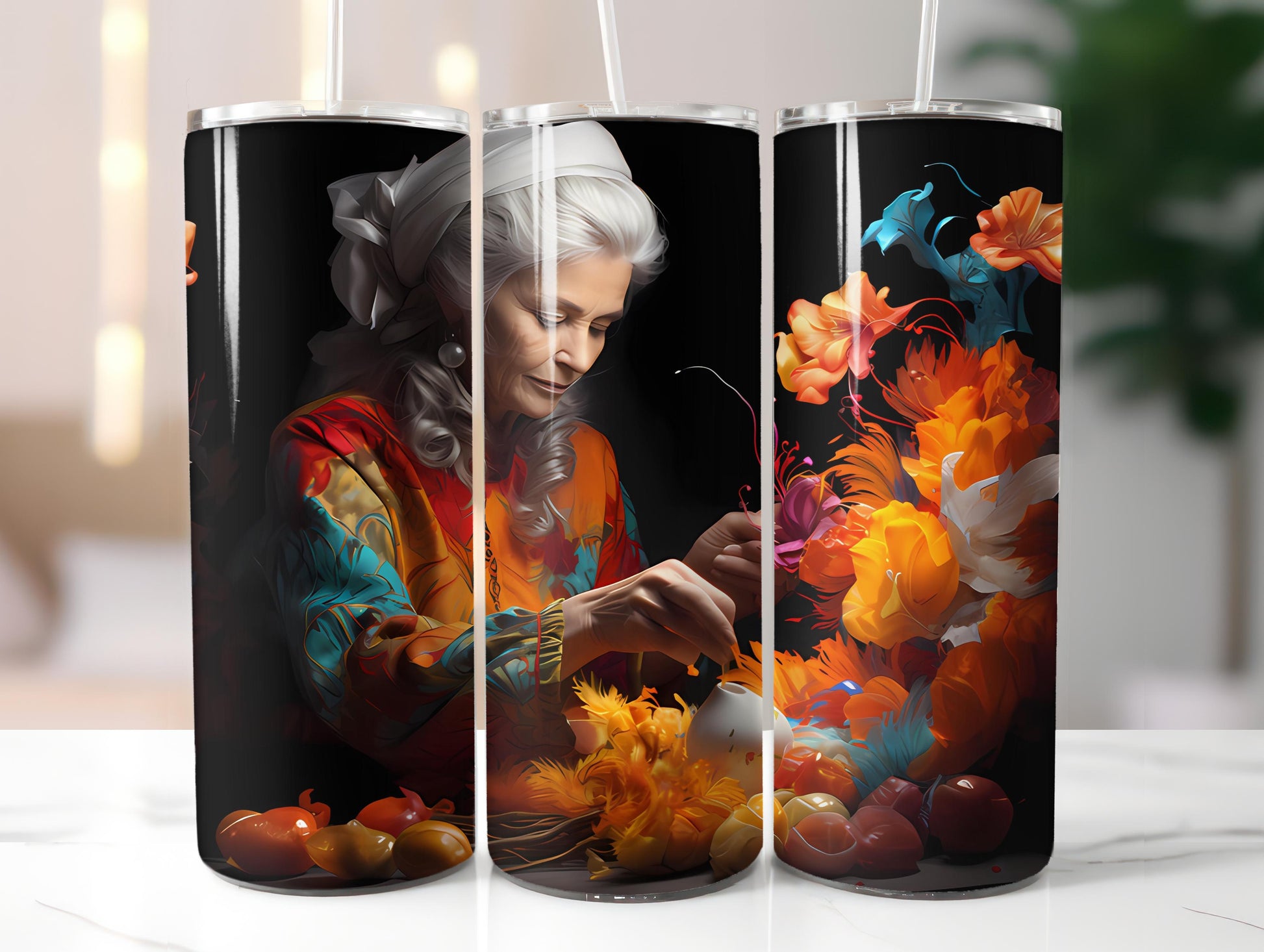 Golden Years Spring Tumbler Wrap - CraftNest