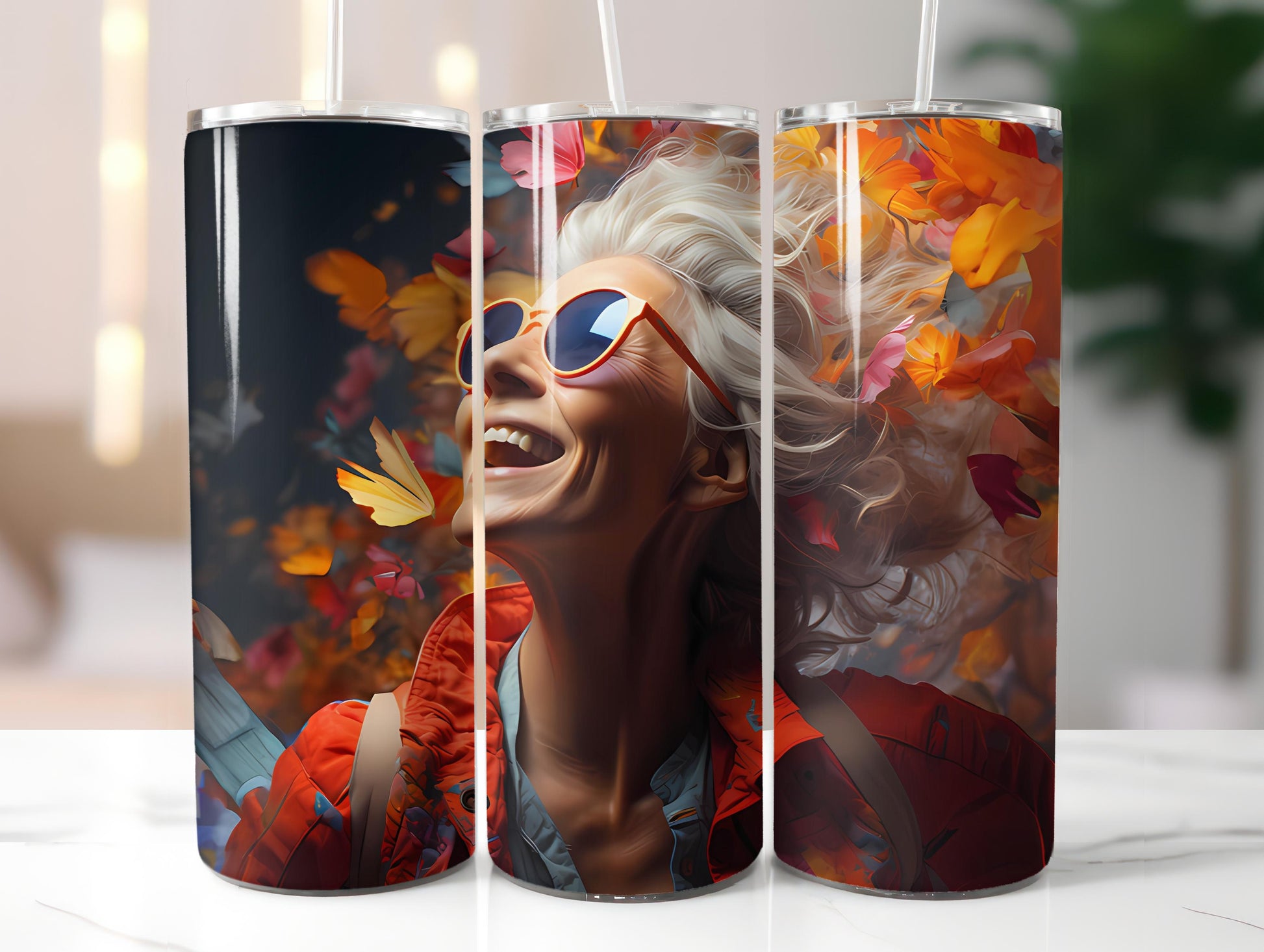 Golden Years Spring 6 Tumbler Wrap - CraftNest