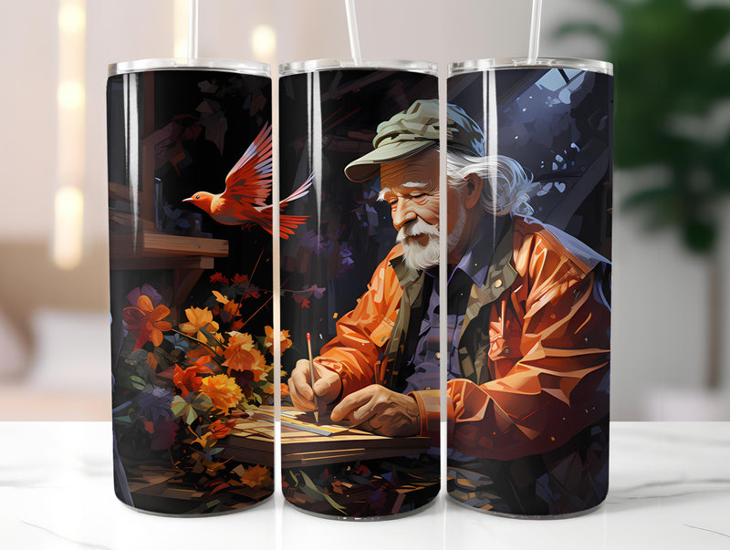 Golden Years Spring 1 Tumbler Wrap - CraftNest