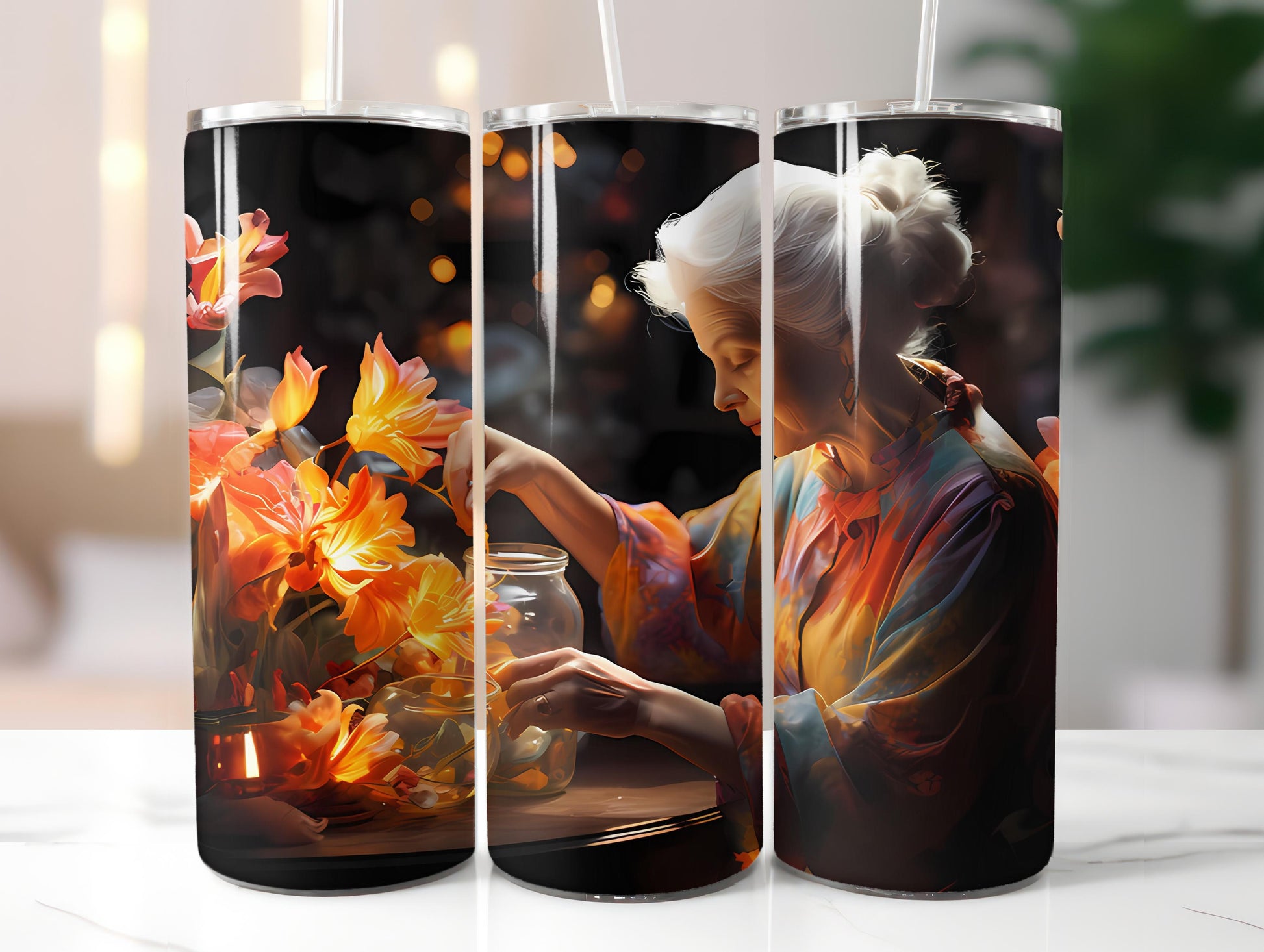 Golden Years Spring 5 Tumbler Wrap - CraftNest