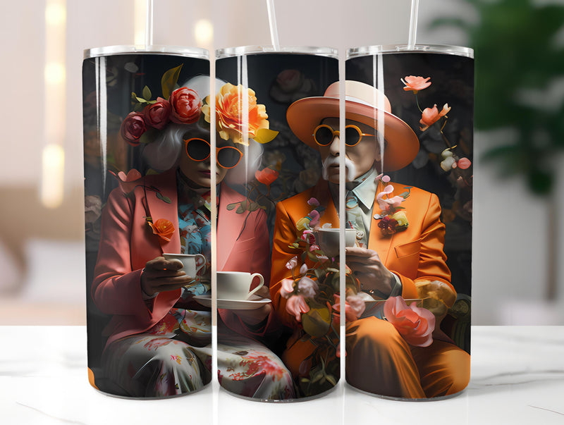 Golden Years Spring 6 Tumbler Wrap - CraftNest