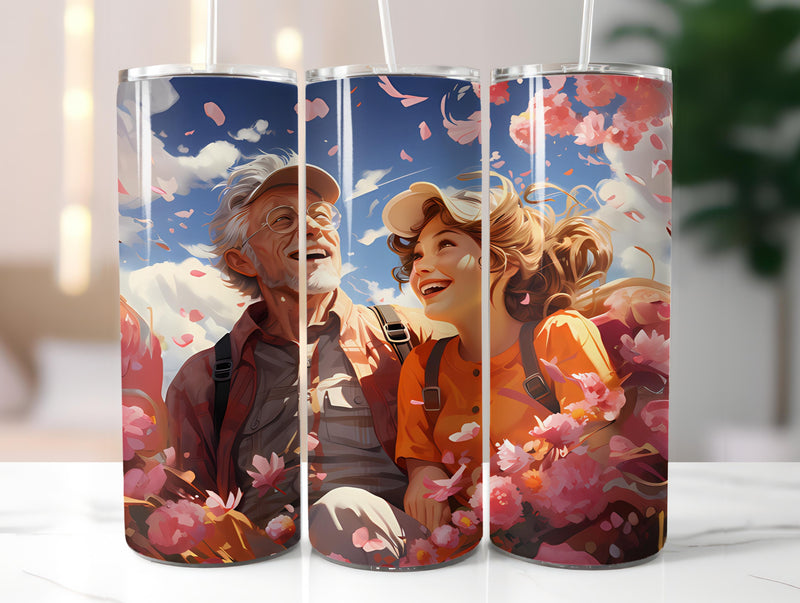 Golden Years Spring 4 Tumbler Wrap - CraftNest