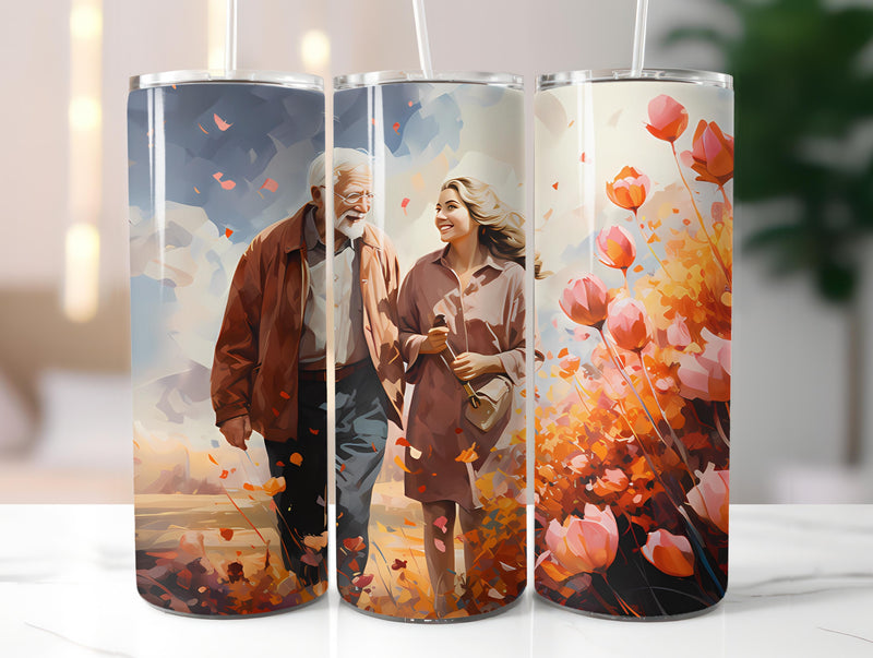 Golden Years Spring 1 Tumbler Wrap - CraftNest