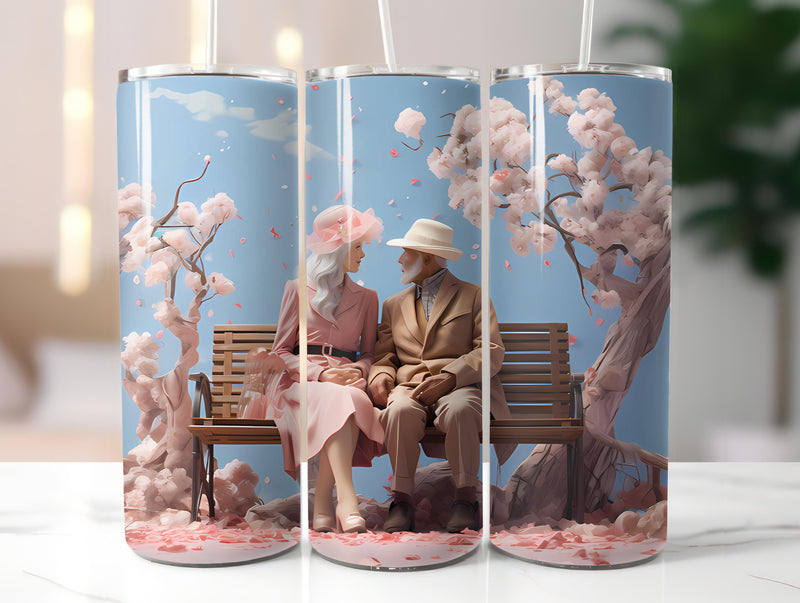 Golden Years Spring 6 Tumbler Wrap - CraftNest