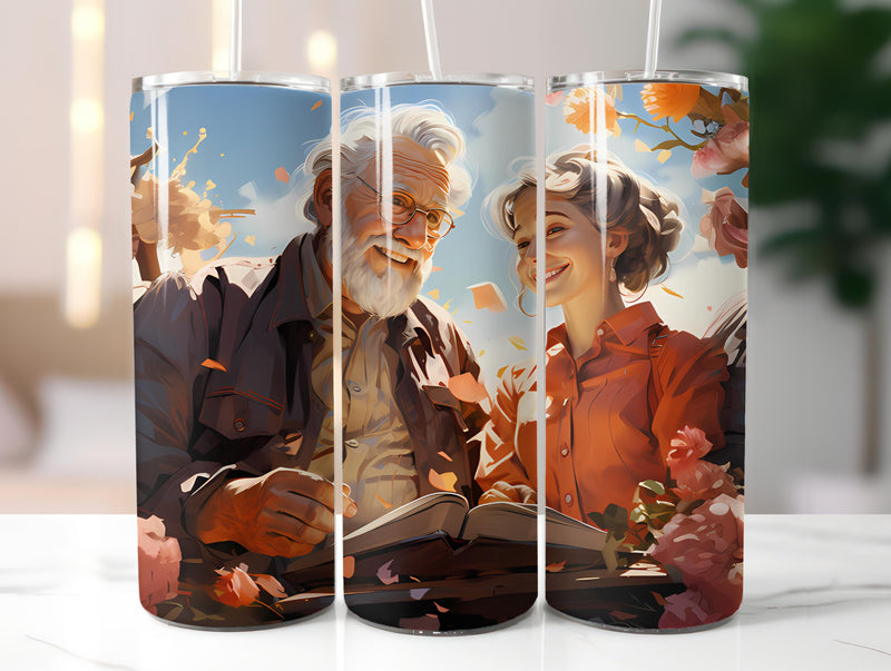 Golden Years Spring 7 Tumbler Wrap - CraftNest