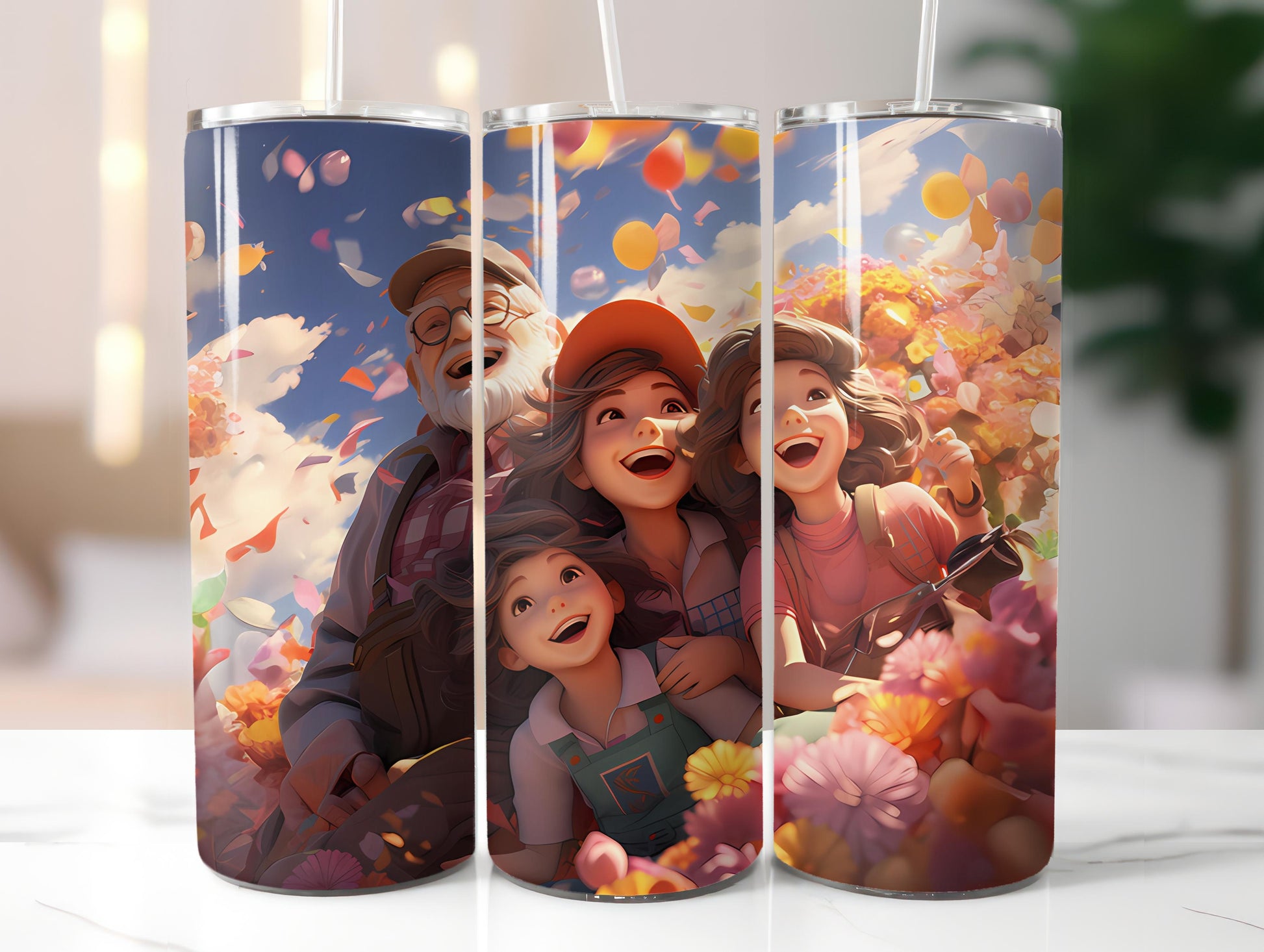 Golden Years Spring Tumbler Wrap - CraftNest