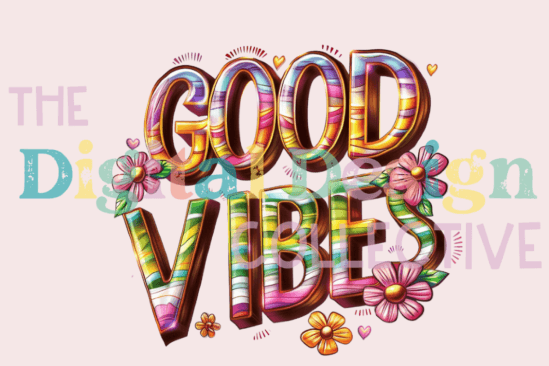 Good Vibes Clipart Bundle - CraftNest - Digital Crafting and Art