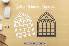 Gothic Window Papercut SVG Bundle - CraftNest - Digital Crafting and Art