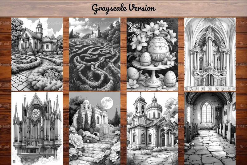 Gothic Easter Coloring Books - CraftNest