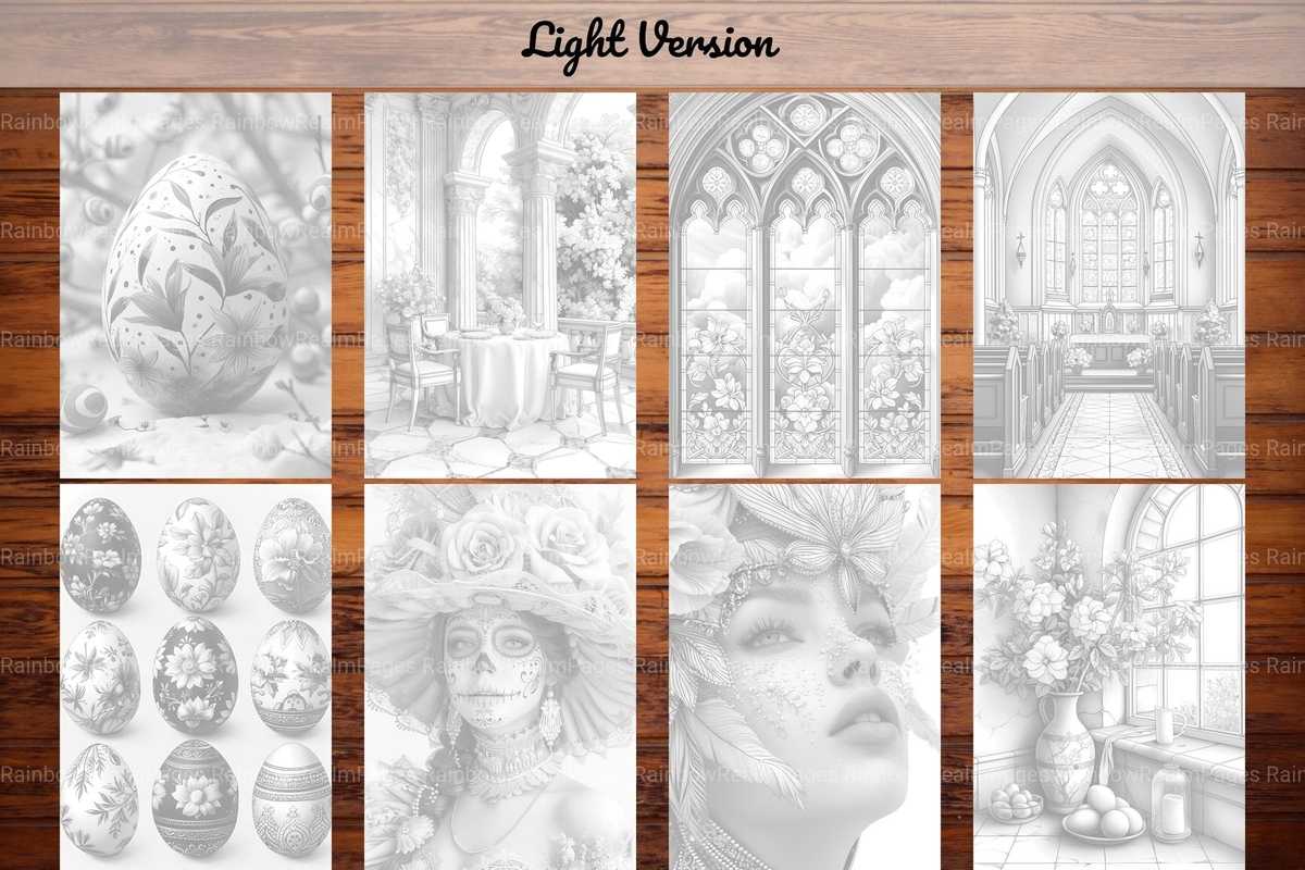 Gothic Easter Coloring Books - CraftNest