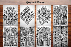 Gothic Mandala Coloring Books - CraftNest