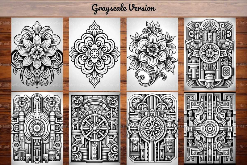 Gothic Mandala Coloring Books - CraftNest