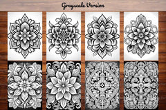 Gothic Mandala Coloring Books - CraftNest