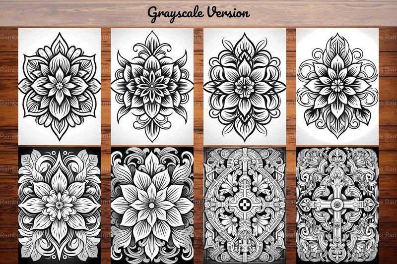 Gothic Mandala Coloring Books - CraftNest