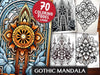 Gothic Mandala Coloring Books