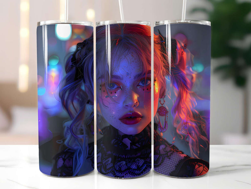 Gothic Summer 3 Tumbler Wrap - CraftNest - Digital Crafting and Art