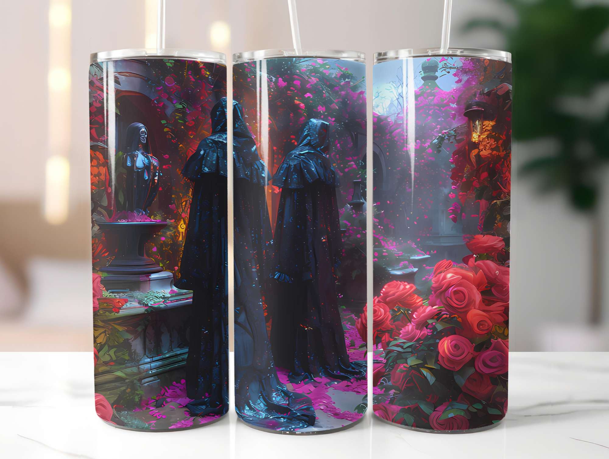 Gothic Summer 3 Tumbler Wrap - CraftNest - Digital Crafting and Art