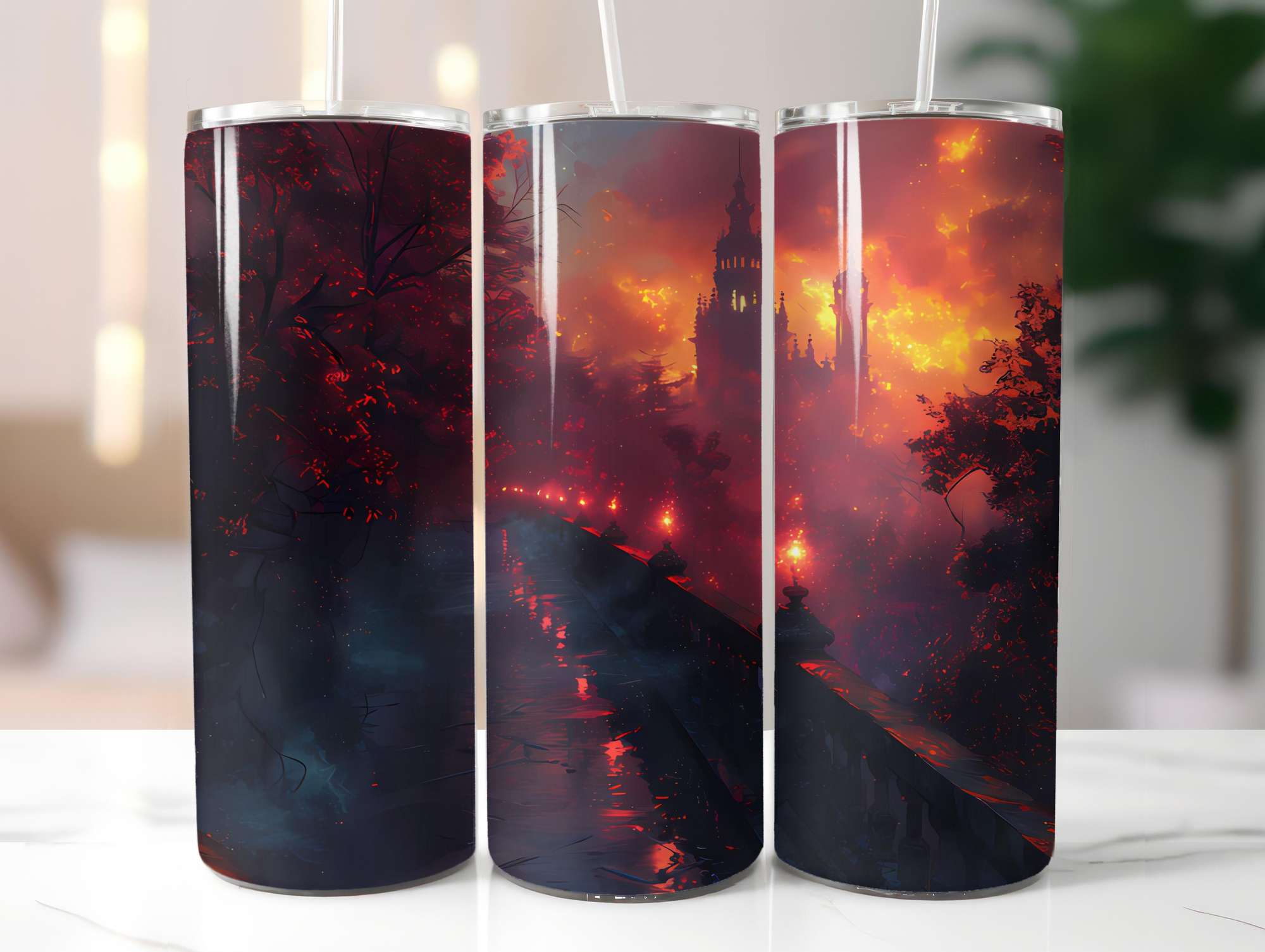 Gothic Summer 3 Tumbler Wrap - CraftNest - Digital Crafting and Art