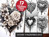 Gothic Valentines Day Coloring Books