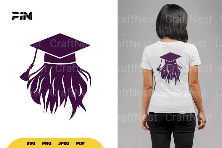 Graduation Girl SVG Bundle - CraftNest - Digital Crafting and Art