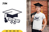 Graduation Hat and Diploma SVG Bundle