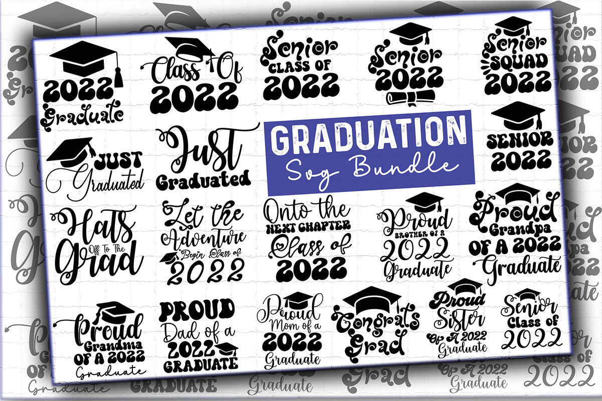 Graduation SVG Bundle - CraftNest - Digital Crafting and Art